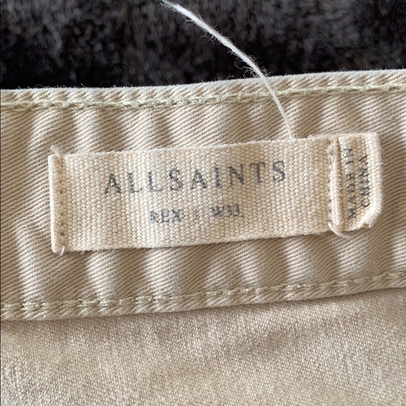 Tan Allsaints Distressed Jeans - Picture 5 of 5